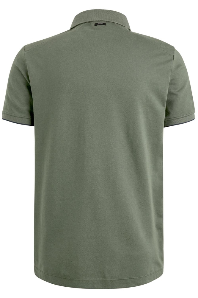POLO VAN PIQUE MET STRETCH VPSS2504850 6022 CHINOIS GREEN